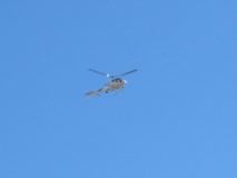 This helocopter followed us all day.