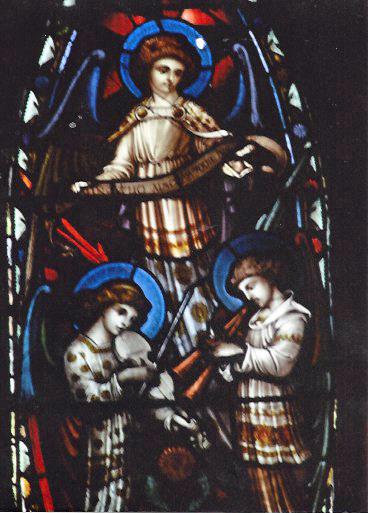 Stained glass window from Holy Innocents
