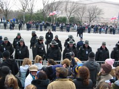 Penn Ave - So many police!