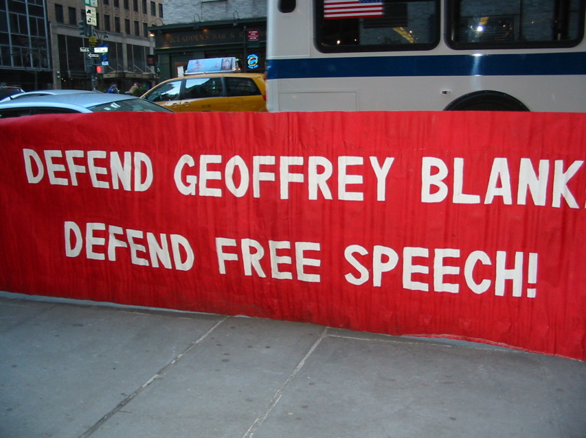 Defend Geoffrey Blank