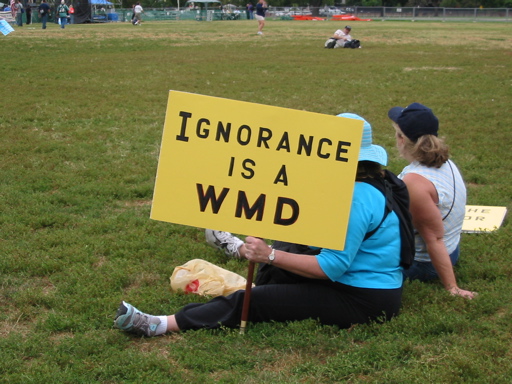 Ignorance is a WMD