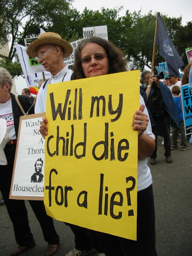Will my child die for a lie?