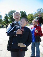 Cheney and his puppet