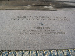 Memorial to the Signers of the Declaration of Independence