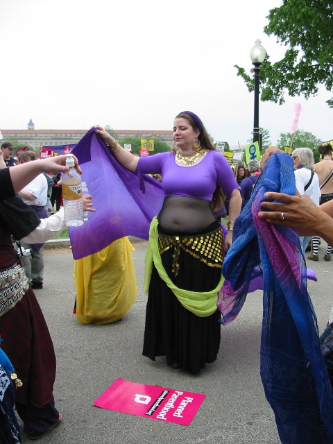 Belly dancers for choice