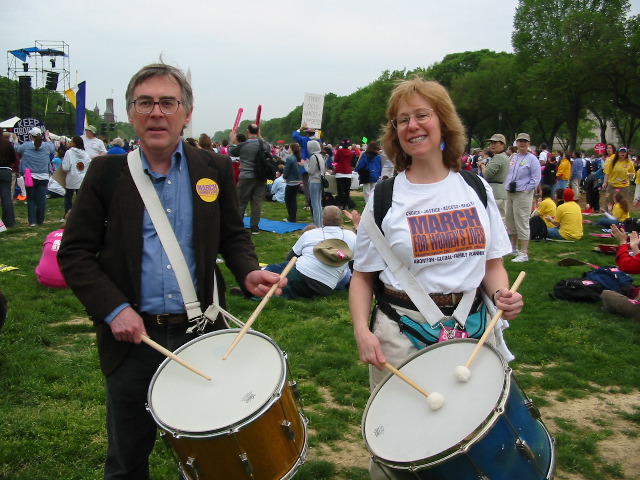 Gregg & Nancy keep us marching!